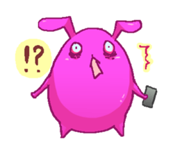 Friend of rabbits in the mobile sticker #3916014