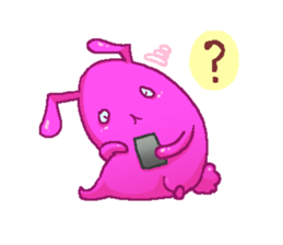 Friend of rabbits in the mobile sticker #3916031