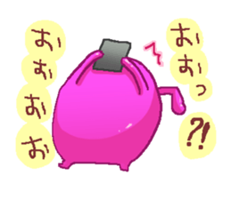 Friend of rabbits in the mobile sticker #3916034