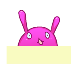 Friend of rabbits in the mobile sticker #3916045