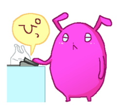 Friend of rabbits in the mobile sticker #3916046