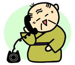 "kawaii"!? Japan's elderly people sticker #3916048