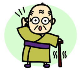 "kawaii"!? Japan's elderly people sticker #3916053
