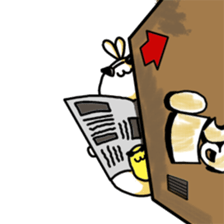 Bird Ball & Rabbit Ball sticker #3916233