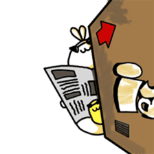 Bird Ball & Rabbit Ball sticker #3916233
