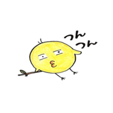 Sticker of a French bulldog and the bird sticker #3916425