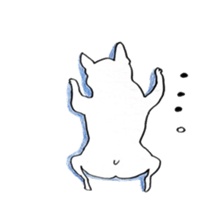 Sticker of a French bulldog and the bird sticker #3916427