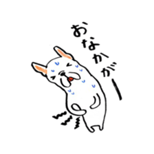 Sticker of a French bulldog and the bird sticker #3916445