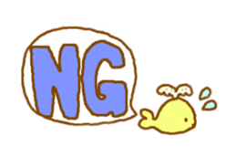 Colorful whale and Sea friends sticker #3916458