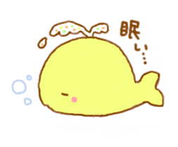 Colorful whale and Sea friends sticker #3916464