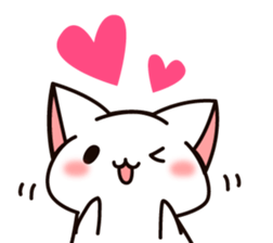 The cat which tells love2 sticker #3916980