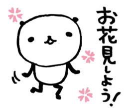 Every day of a panda in April sticker #3917693