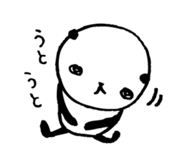 Every day of a panda in April sticker #3917707