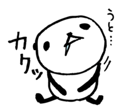 Every day of a panda in April sticker #3917708