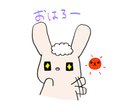 Usual rabbit and hamster sticker #3917727