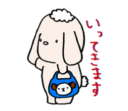 Usual rabbit and hamster sticker #3917733