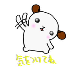 Usual rabbit and hamster sticker #3917734