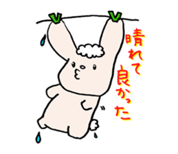 Usual rabbit and hamster sticker #3917736