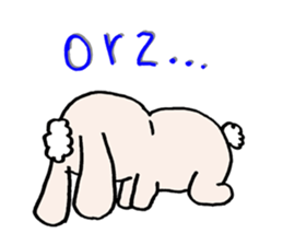 Usual rabbit and hamster sticker #3917745