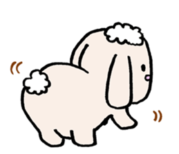 Usual rabbit and hamster sticker #3917752