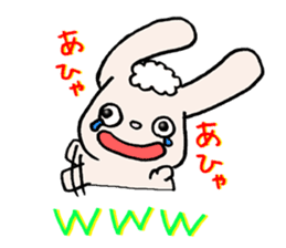 Usual rabbit and hamster sticker #3917764