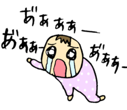 A baby and family3 sticker #3917874