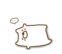 soft cuddly bear sticker #3917947