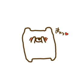 soft cuddly bear sticker #3917952