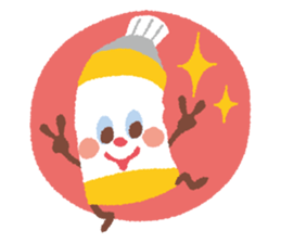 Pucci the paint tube sticker #3918019