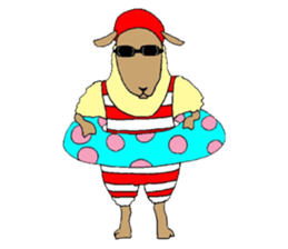 sheep world 2 sticker #3918424