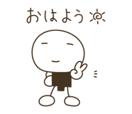 Live in a comfortable life ( white ) sticker #3918620