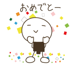 Live in a comfortable life ( white ) sticker #3918624