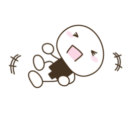 Live in a comfortable life ( white ) sticker #3918625