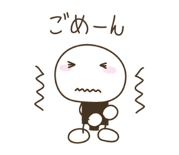 Live in a comfortable life ( white ) sticker #3918639