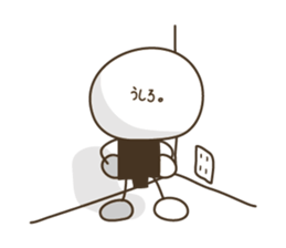 Live in a comfortable life ( white ) sticker #3918640