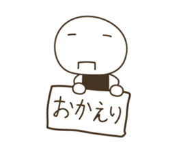 Live in a comfortable life ( white ) sticker #3918643