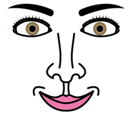 Real Face Stickers sticker #3919328