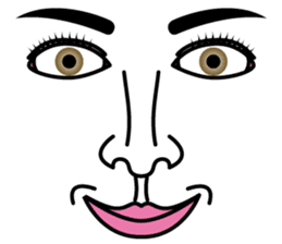 Real Face Stickers sticker #3919328