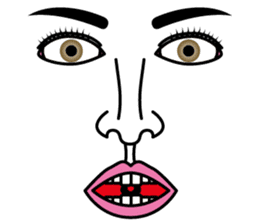 Real Face Stickers sticker #3919330