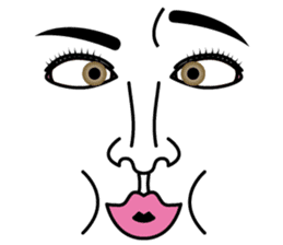 Real Face Stickers sticker #3919335