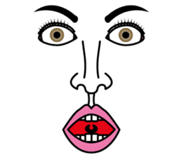 Real Face Stickers sticker #3919338