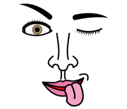 Real Face Stickers sticker #3919344