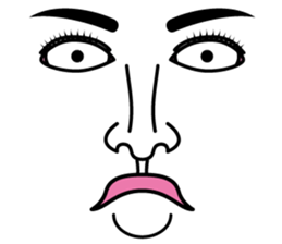 Real Face Stickers sticker #3919346