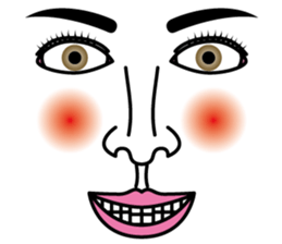 Real Face Stickers sticker #3919348