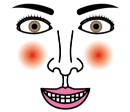 Real Face Stickers sticker #3919348