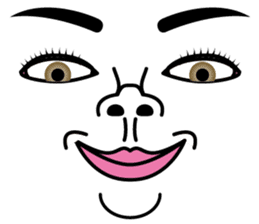 Real Face Stickers sticker #3919356