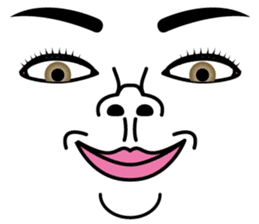 Real Face Stickers sticker #3919356