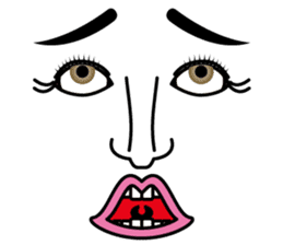 Real Face Stickers sticker #3919361