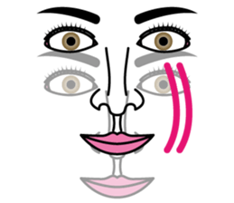 Real Face Stickers sticker #3919366