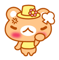 Love Love MIZUTAMA bear "Kuma chan" talk sticker #3919393